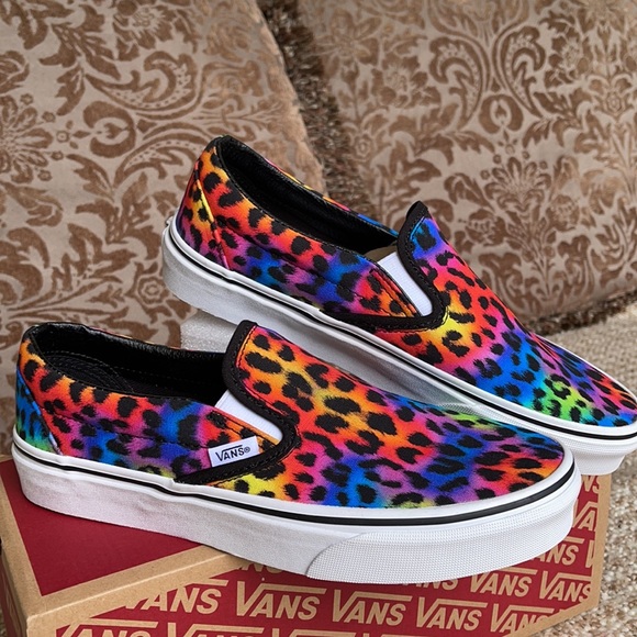 Vans Classic Slip On Rainbow/spot/leopard WMNS - Picture 10 of 16